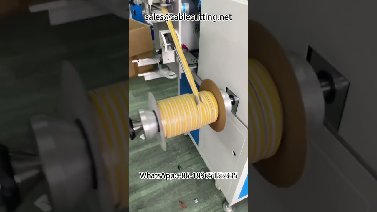 Meterzähl- und Wickelmaschine für Dichtungs- und Klebestreifen | Automatisierte Tür- und Fensterproduktion
