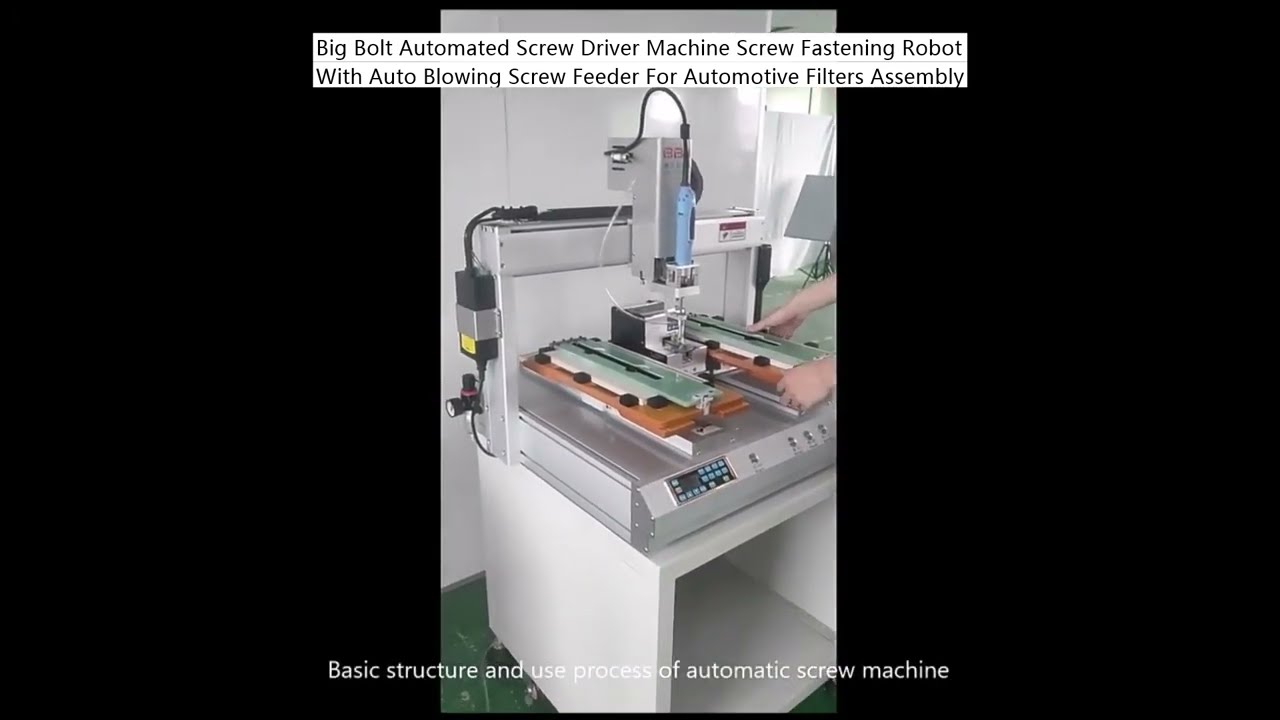 Big Bolt Automatischer Schraubroboter | Schraubmaschine mit Luftdruckschraubenzuführung für die Industrie