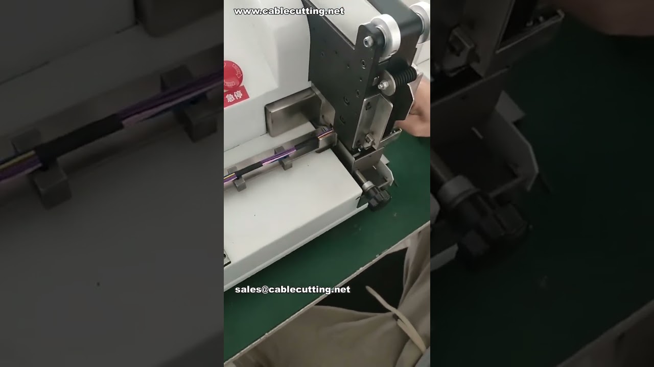 Automatisierte Maschine mit 30mm breitem PVC-Band | Fabrikwerkstatt-Szene