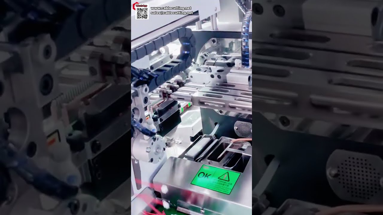Vollautomatische Crimp- und Gehäuseeinfügemaschine für Mehrfachkabel