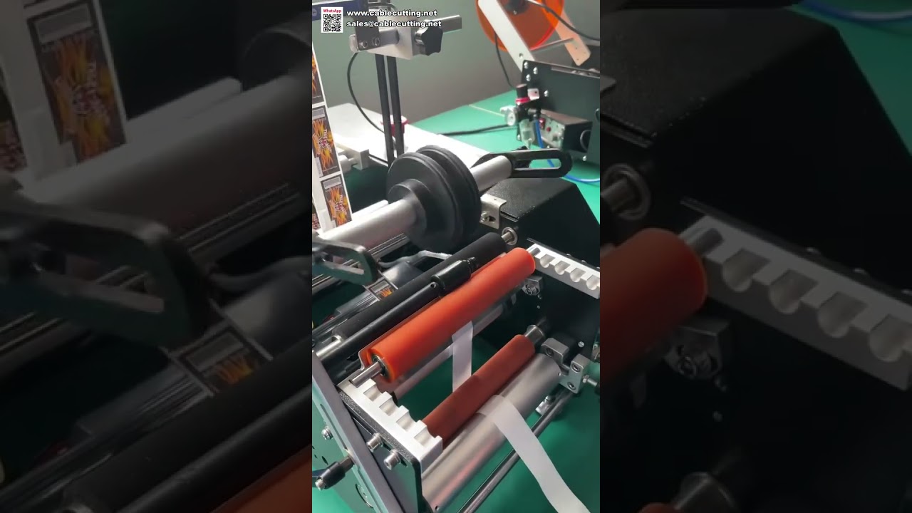 Mini-Etikettiermaschine mit Kodiergerät – Automatischer Etikettenspender für kleine runde Flaschen