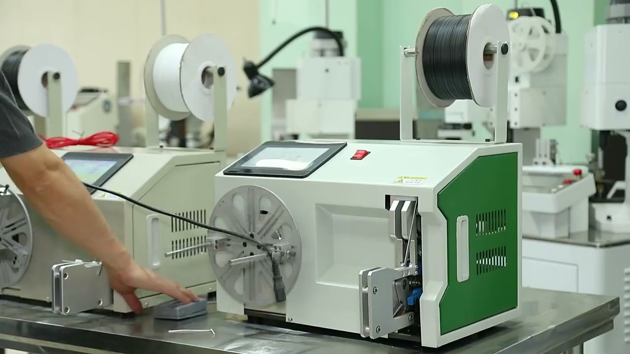 Automatische Linien-Spulmaschine für Kabel und Drähte | Effizient & Zuverlässig