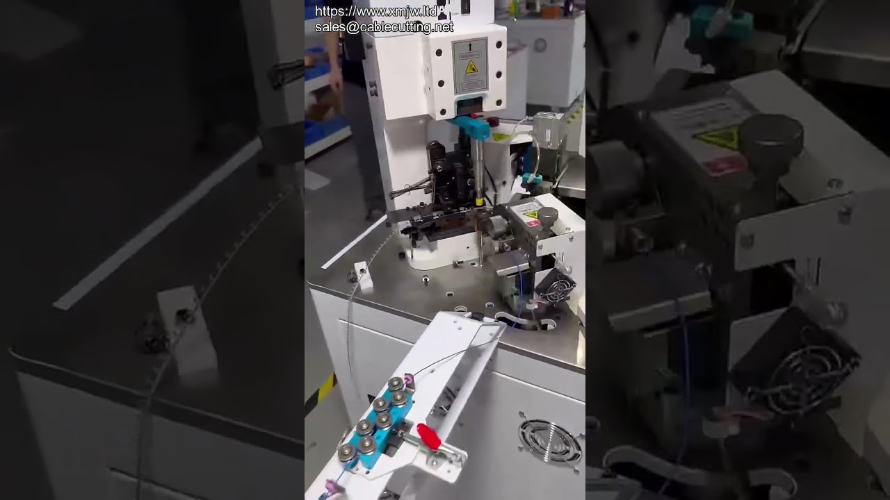 Automatische doppelseitige Kabel-Schneid-, Abisolier- und Crimpmaschine für Terminalanschlüsse