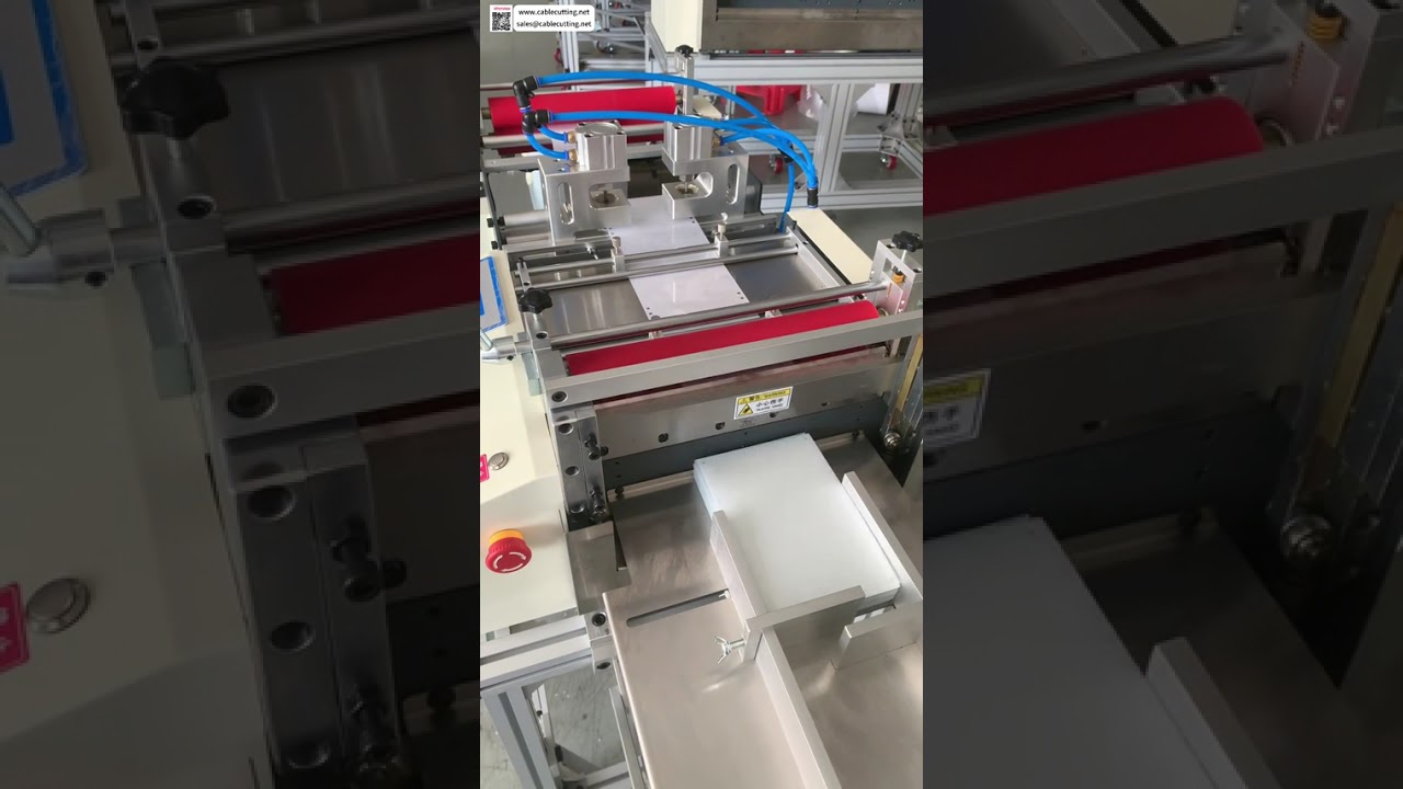 Präzisions-Stanz- und Schneidemaschine für PET-Folien mit mikrocomputergesteuerter Positionsanpassung und automatischem Ablauf für höchste Effizienz in der industriellen Verarbeitung.