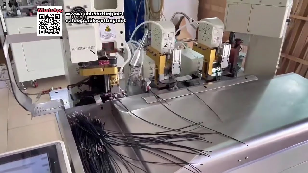 Intelligente 2-in-1 Kabelschuh-Crimp-Maschine für effiziente Kabelbaumfertigung