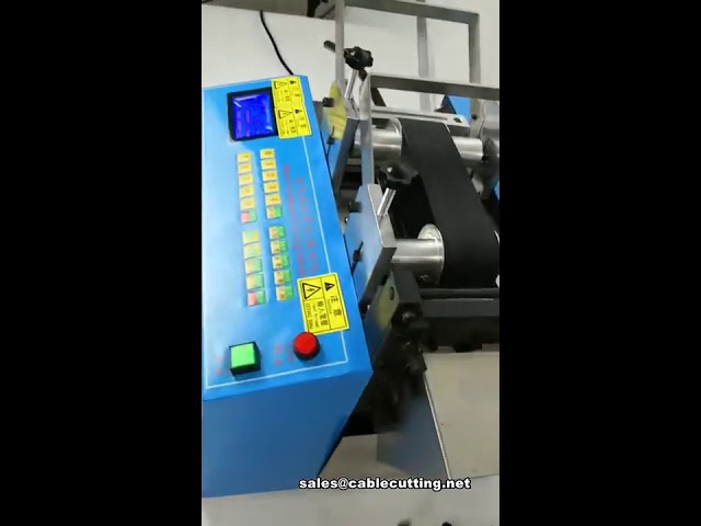 Präzise automatische Schneidemaschine für Hartrohre und PVC-Schläuche