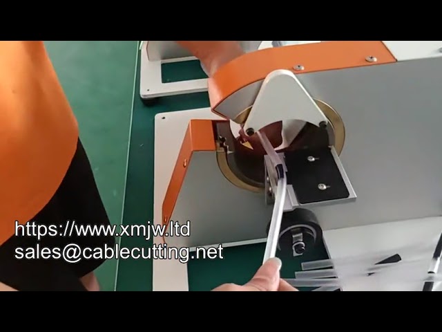 Halbautomatische Kabelbaum-Umwickelmaschine für die Fabrikvor-Ort-Montage | Effiziente Kabelbandage