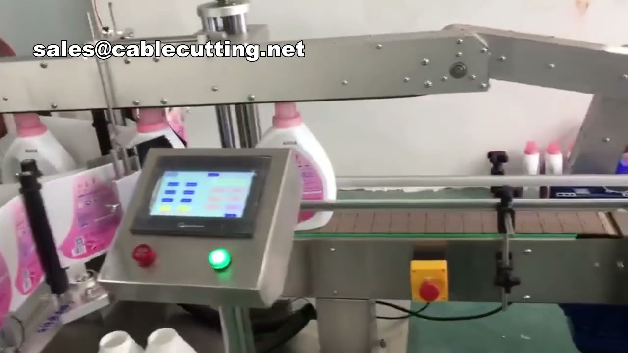 Manuelle Vollkörper-Etikettiermaschine für quadratische Flaschen & Aludosen – Präzise Etikettierung