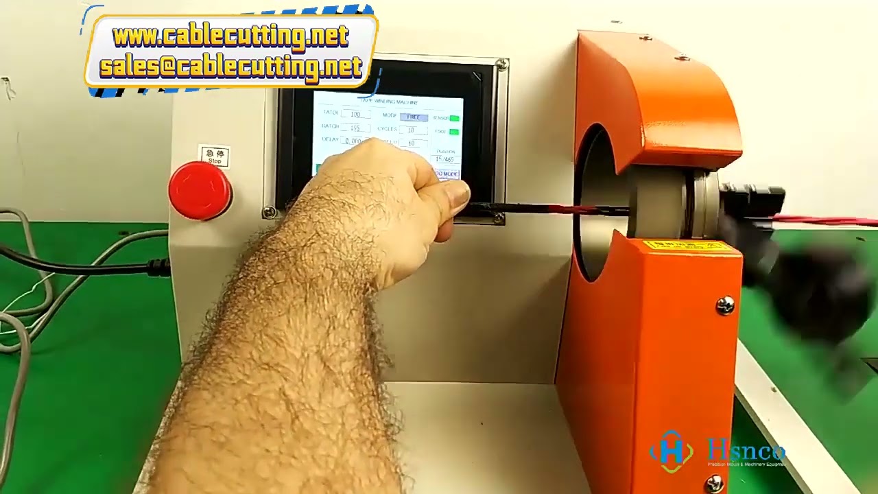 PVC-Bandwickelmaschine für Kabel: Effiziente Punktwickelmaschine mit Klebeband