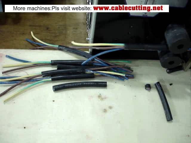 Hochpräzise Kabelabisolier- und Schneidemaschine WPM-09HT2 für ummantelte Kabel