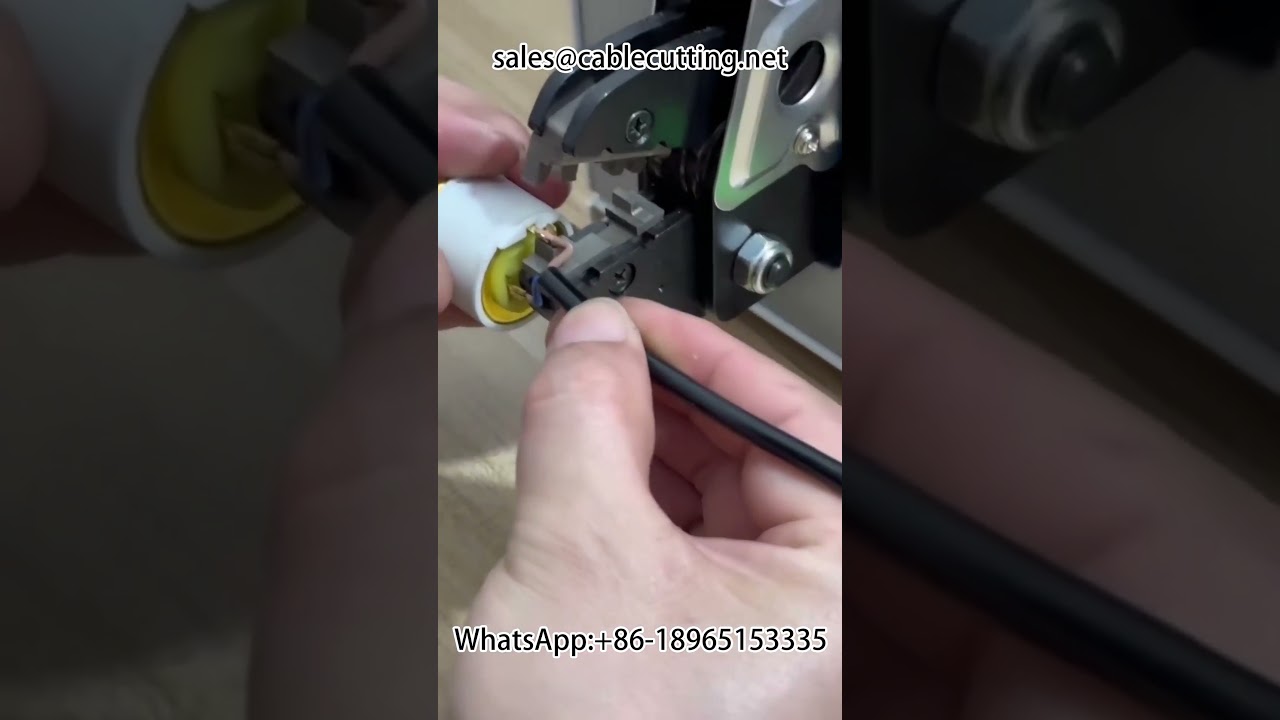 Elektrische Terminal-Crimp-Maschine für 0,25–16 mm² | Präzise Kabelverarbeitung