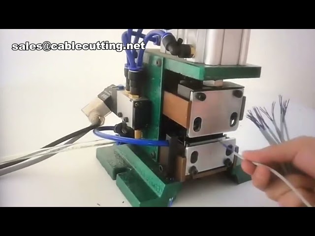 Pneumatische Abisoliermaschine für mehradrige Kabel – Effiziente Kabelentmantelung