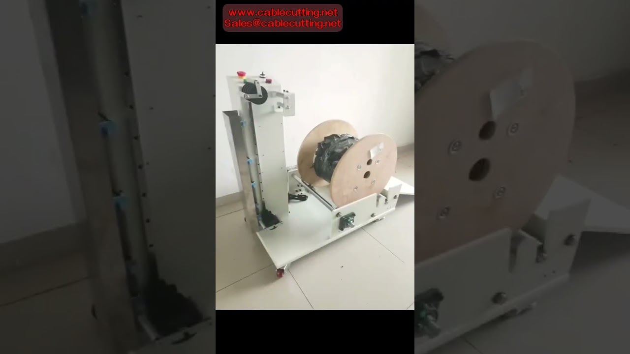 Automatische Kabeltrommel-Zuführmaschine 100 kg – Drahtzuführer für industrielle Verpackung