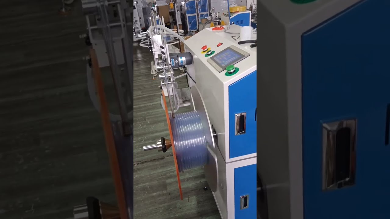 Automatische PU-Luftschlauch-Wickel- und Schneidemaschine mit Meterzählung und Traversierung