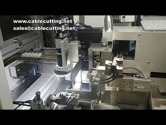 Gummimantel-Durchstoßmaschine | Automatische Zinn-Einsteckmaschine für Kabelenden | Effiziente Produktion