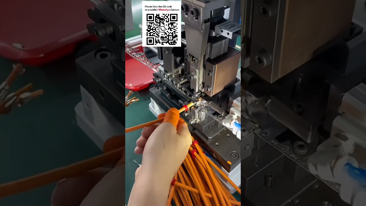 Abisolier- & Crimpmaschine für EV-Kabelbäume | Hochvolt-Präzisionscrimpen #TerminalCrimper