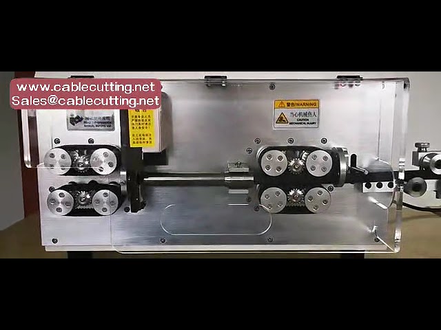 Hocheffiziente 70 mm² Kabel-Schneid- und Abisoliermaschine für große Quadratkabel