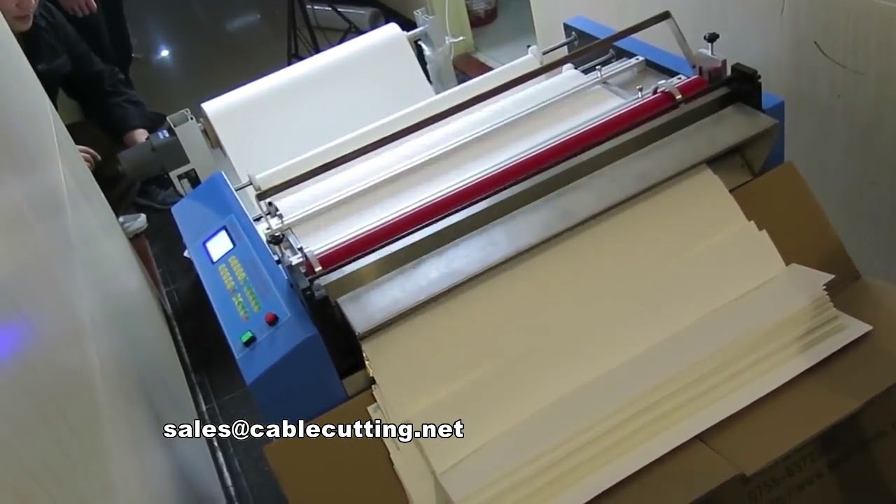 Automatische Heißpräge-Papier-Schneidemaschine | 700 mm Breite für Solarpanels