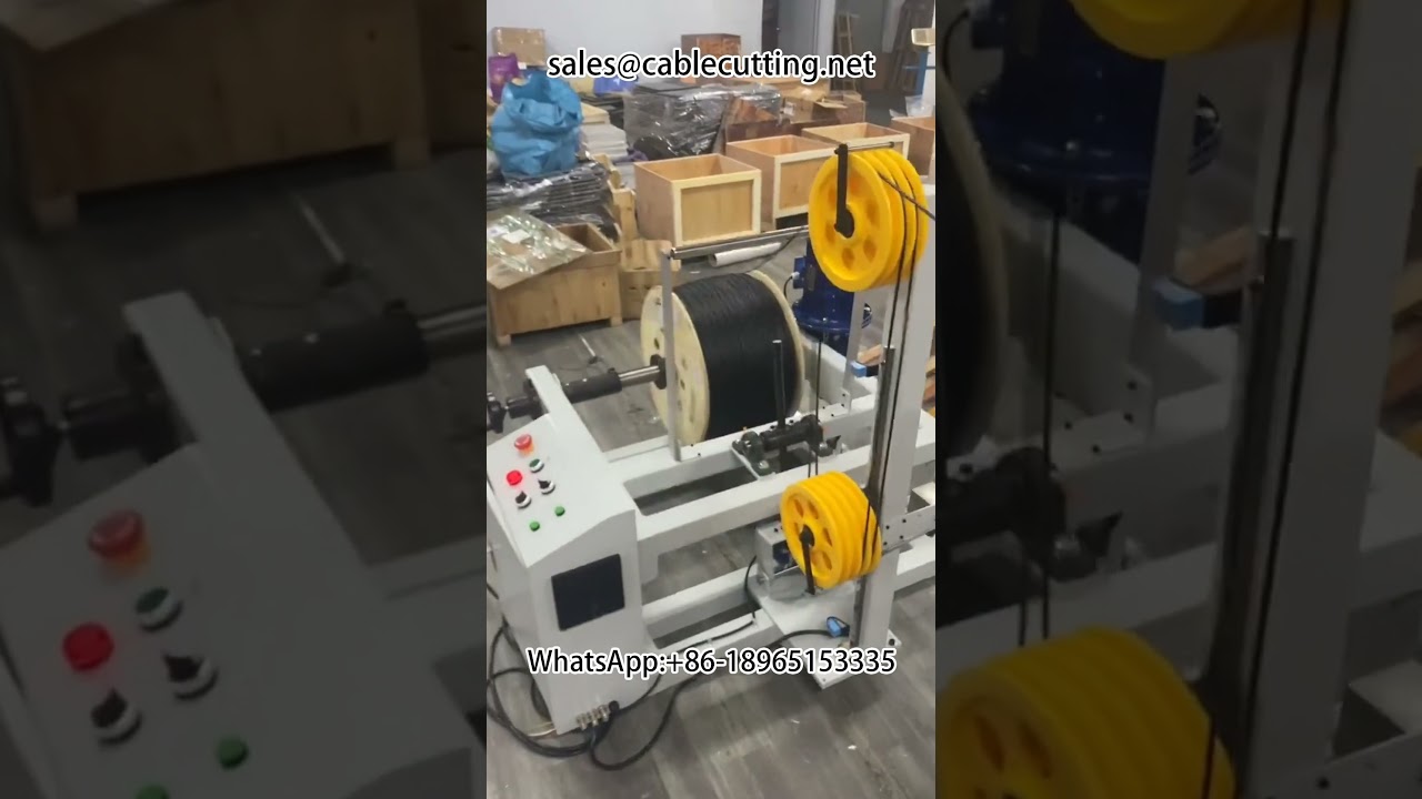 Automatische Meterzähl-, Sortier-, Schneid-, Wickel- und Abwickelmaschine - Kabelwickelmaschine