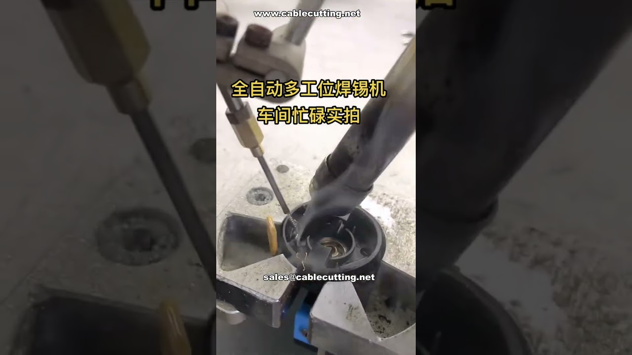 Kundenvorführung: Vollautomatische Mehrstationen-Lötmaschine – Leistungsstarke Fabrikdemo