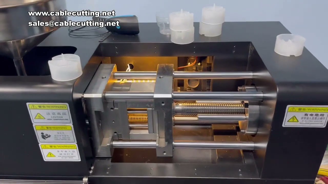 4T Mini-100 Desktop-Spritzgießmaschine 0,5 kW 220V, Hub 100 mm – Kompakt für Kunststoffverarbeitung