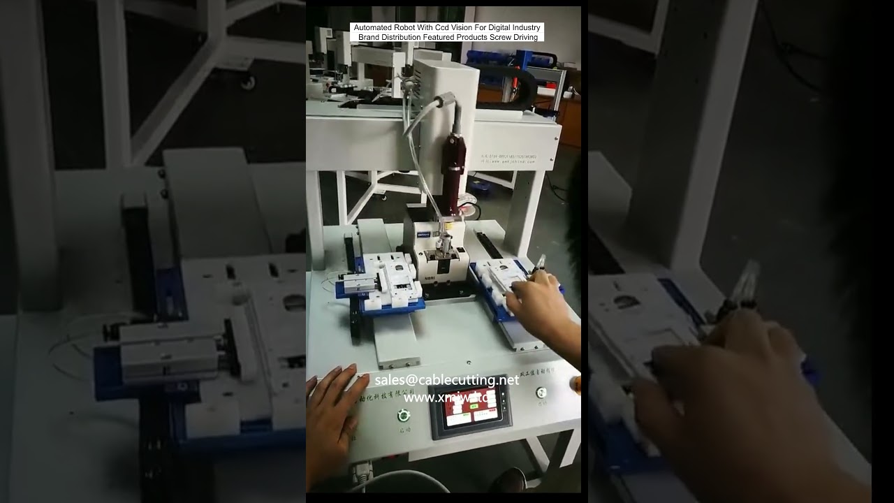 Präziser Schraubroboter mit CCD-Vision – Automatisierung für die digitale Industrie