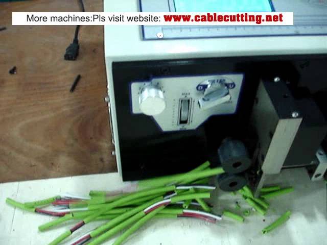 Präzisions-Kabelabschneid- und Abisoliermaschine WPM-09HT für 3-adrige ummantelte Kabel (7 mm AD)