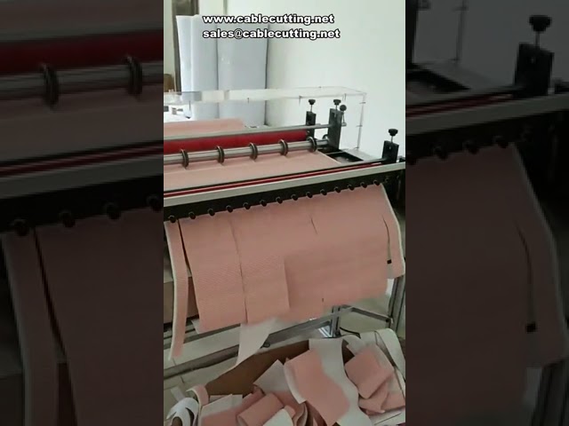 Automatische CNC-Vliesstoff-Querschneidemaschine | Präzise Maskenstoff-Schneidemaschine mit Luftmesser