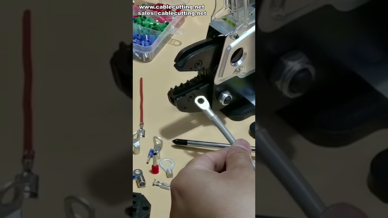 5ND Pneumatische Crimpmaschine – Schnell & Effizient für verschiedene Anschlussklemmen | #Fabrik