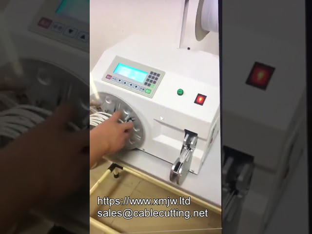 WPM 90 Halbautomatische Doppeldraht-Wickel- und Bindemaschine für Kabelrollen und Drahtspulen