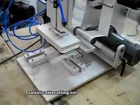 Halbautomatische Flachkarton-Etikettiermaschine – Effizient & Präzise