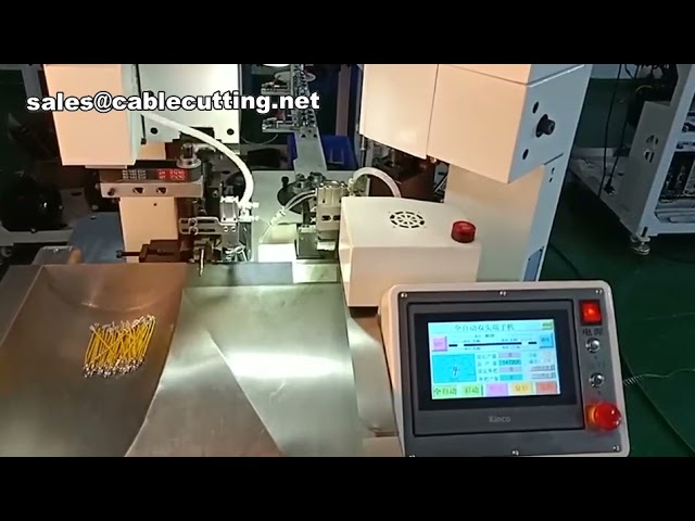Automatische Kabelschuh-Crimpmaschine für beide Enden – Effizient und präzise