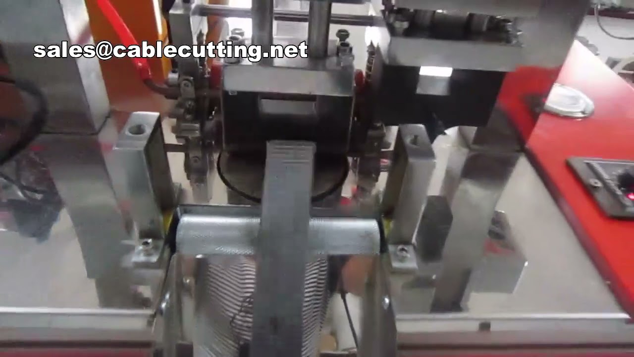 Ultraschall-Lochstanzen und Bandschneidemaschine für effiziente Kabelverarbeitung