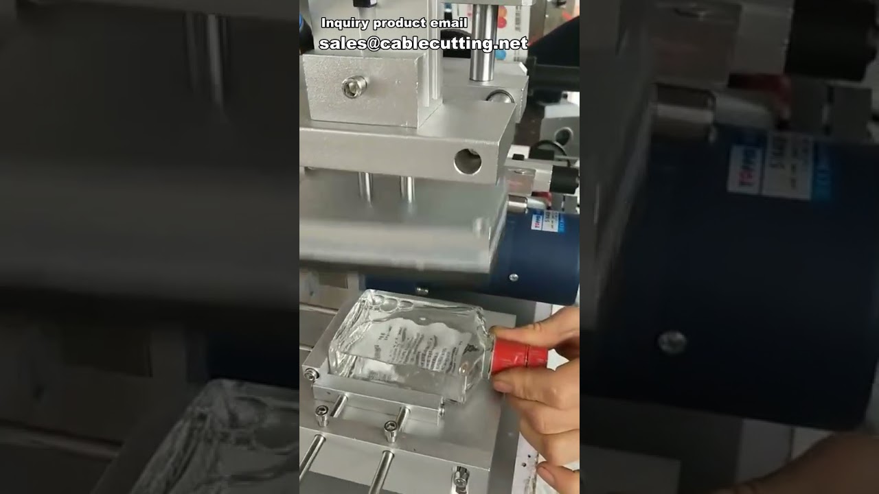 Etikettermaschine für Klebeetiketten, Flaschenetikettiermaschine für quadratische Flaschen, Flascheneti-Kettiermaschine