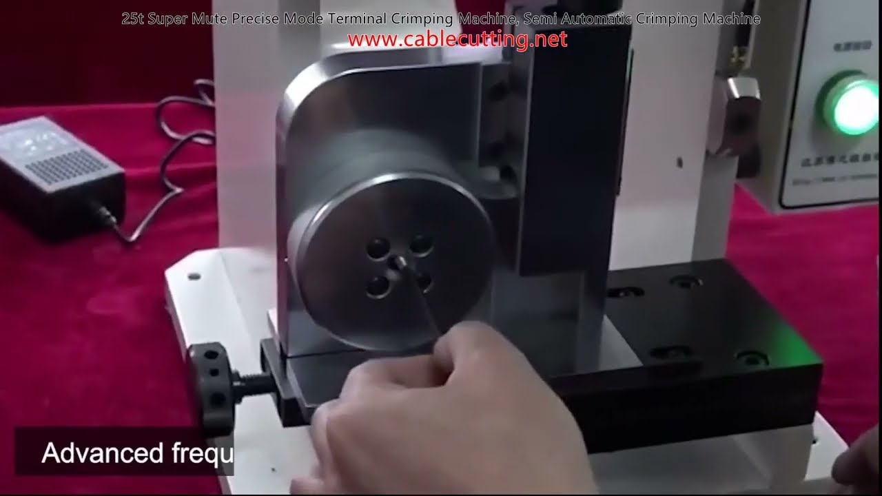 25t Super Mute Präzise Terminal-Crimpmaschine – Halbautomatische Crimpmaschine für effiziente Drahtverarbeitung