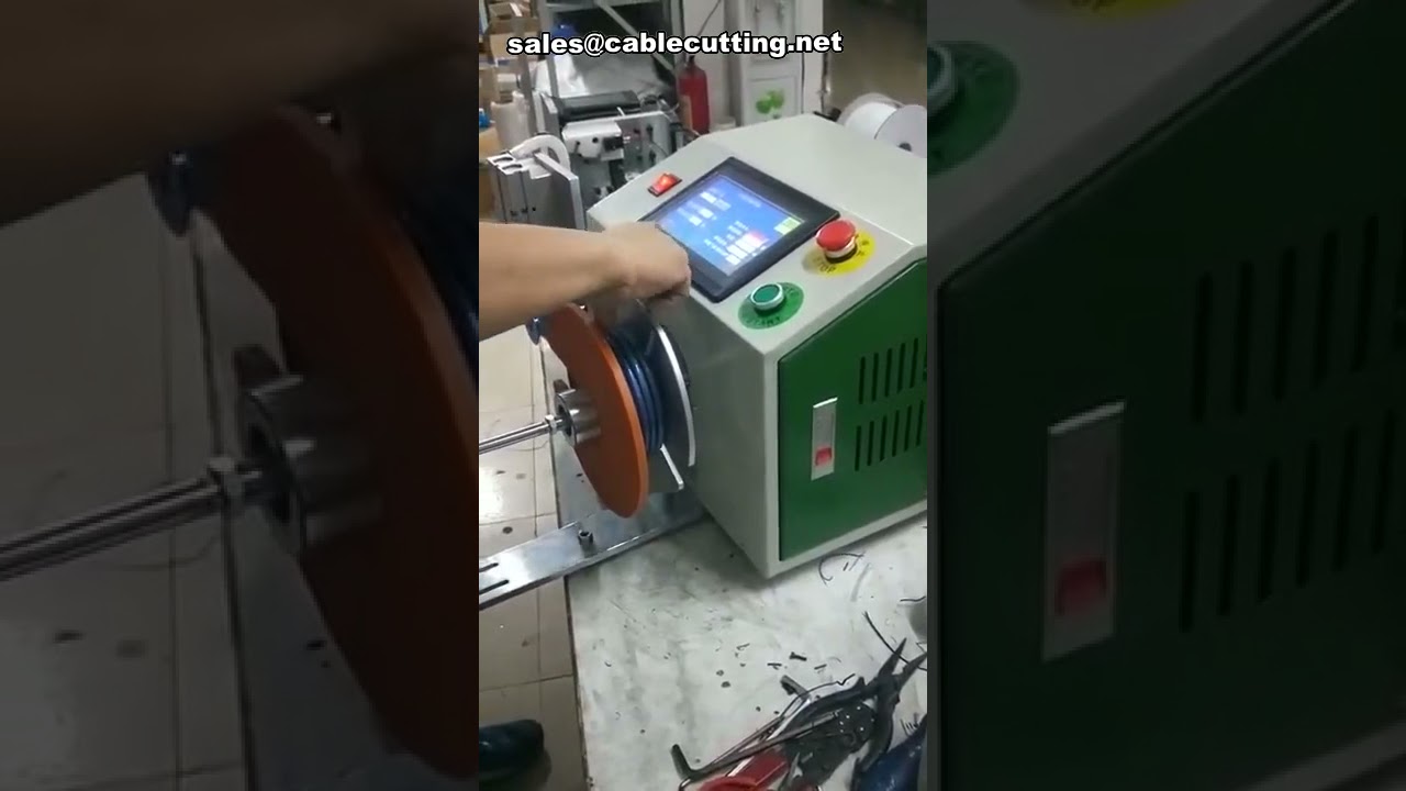 Kabelwickel- und Aufwickelmaschine mit Endbearbeitungsfunktion – Effizienter Kabelorganizer für die Industrie