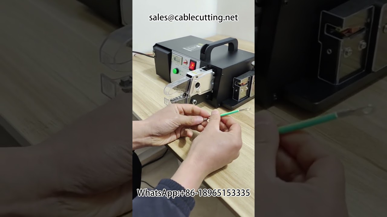 All-in-One-Abisolier-, Schneid- und Crimpmaschine mit Mehrfachwerkzeug-Set | Kabelverarbeitung