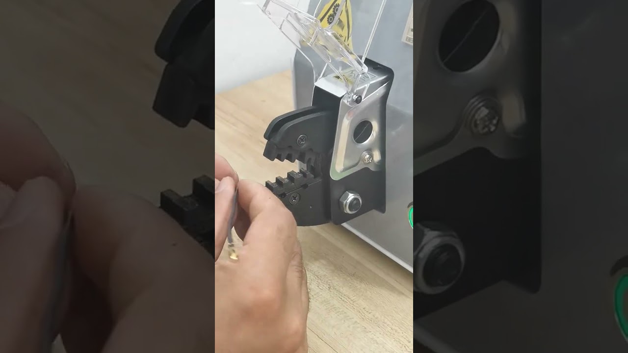 Präzise elektrische Crimp-Maschine für Aderendhülsen & Terminals | #Fabrik #Maschine
