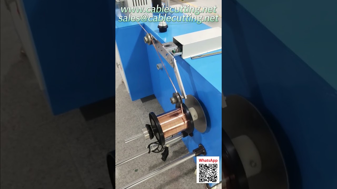 Effiziente Stahldraht-Wickelmaschine: Automatisch spulen, messen & schneiden