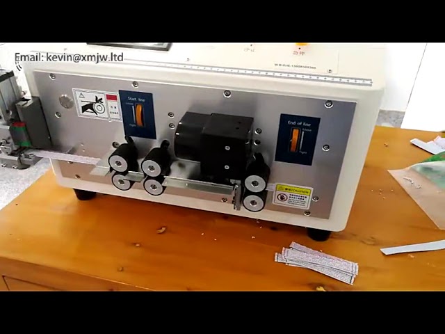Automatische PVC-Mantel-Abisolierer & Kabelabschneidemaschine für Flach- und Rundkabel