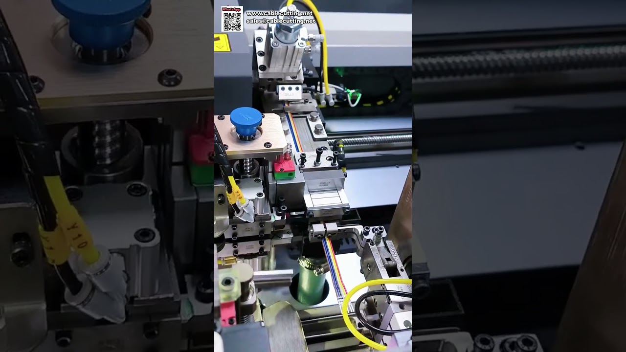 Automatische Flachbandkabel-Crimpmaschine: Ein- und Doppelend-Crimpen & Verzinnen