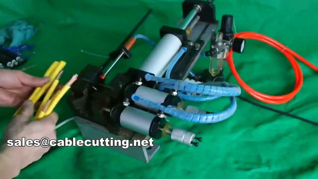 Pneumatische Tisch-Abisoliermaschine WPM-315 – Für schnelle und präzise Automatisierung