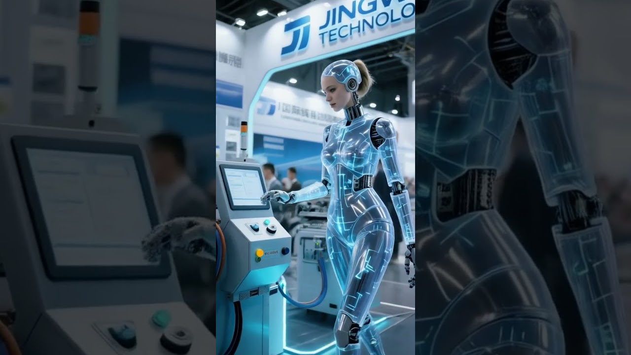 Roboter auf der Messe: Kabelabisolierautomaten und Verpackungsroboter im Einsatz #Roboter #Maschine #Kabelabisolierautomat