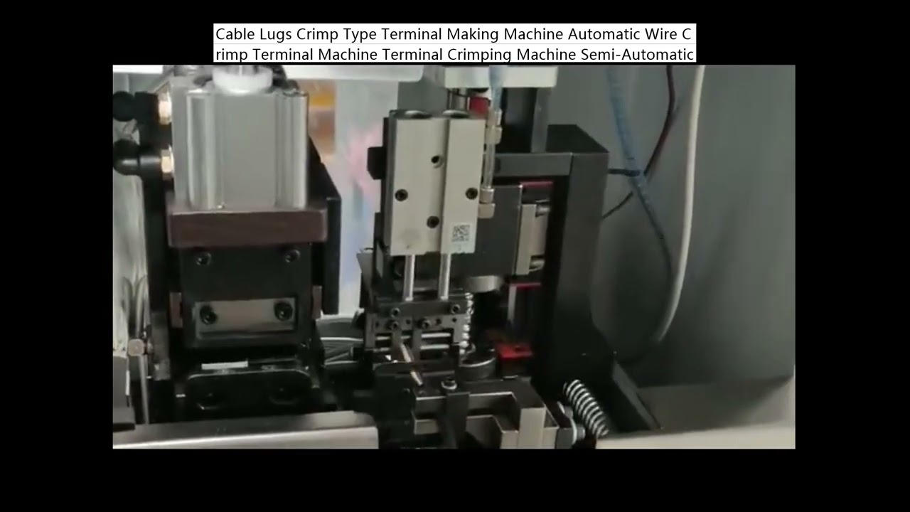 Automatische Kabelschuh-Crimp-Maschine – Kabelendhülsen und Terminals fertigen