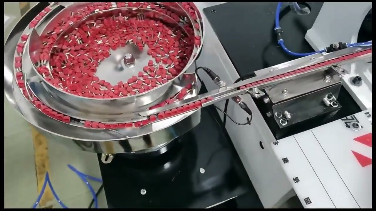 Semi-automatische Crimp-Maschine mit Einzelpartikelschleifen und automatisierter Zuführung