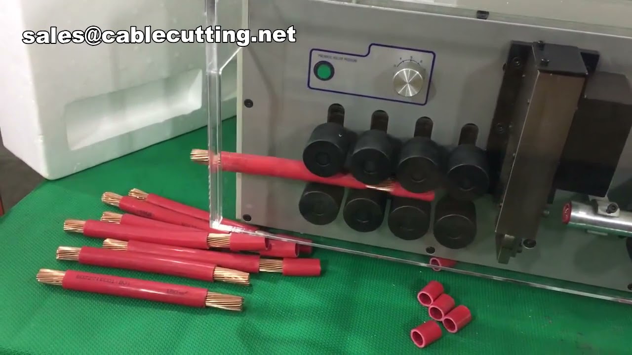 Kabelabisolier- und Schneidemaschine für 16–150 mm² – Automatisierte Drahtverarbeitung