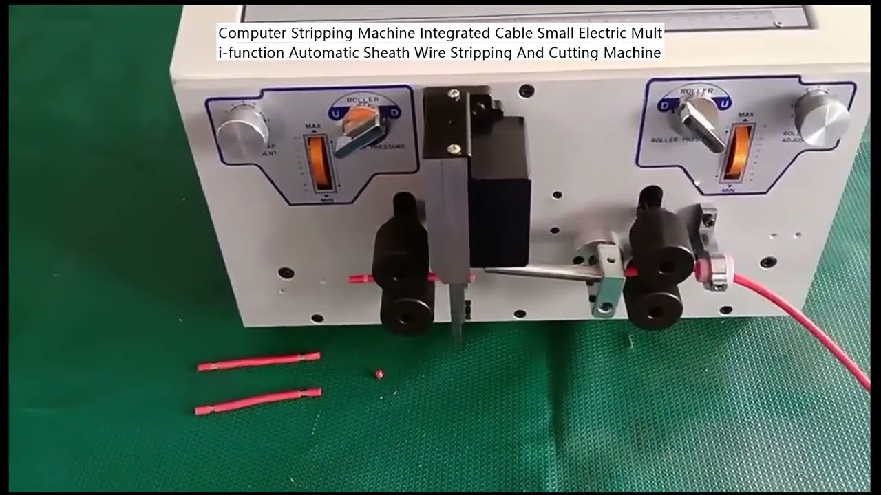 Multifunktionale computergesteuerte Abisoliermaschine für kleine Elektrokabel - Integriertes System