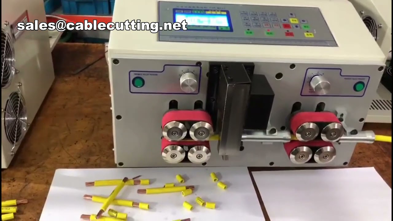 Automatischer elektrischer Hülsenrichter und Abisolierzange – Kabelverarbeitungsmaschine für große Kabel