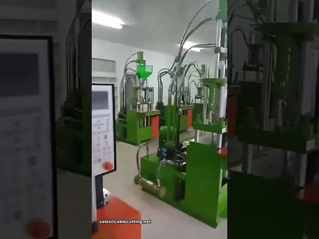 Vertikale Spritzgießmaschine für Mikrobauteile – PVC, PE, PP Materialien