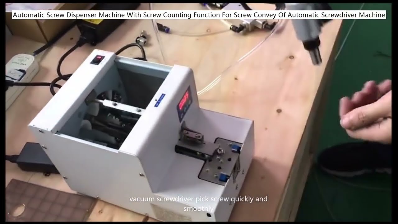 Automatischer Schraubenausgeber mit Zählfunktion – Für effiziente Schraubenzuführung an Schraubautomaten